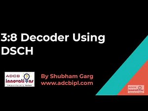 3:8 Decoder Schematic and Simulation using DSCH