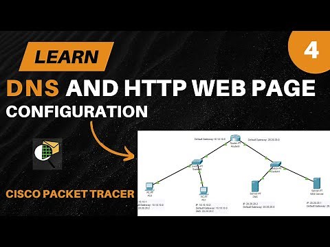 DNS Server Configuration | HTTP Web Browser | Cisco Packet Tracer