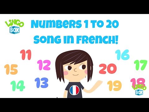French Numbers Song 🔢 1–20 | Les chiffres | Learn Elementary French with Lingobox | Free Trial