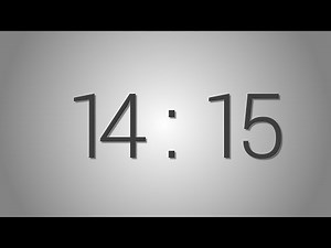 14 Minutes 15 seconds countdown Timer - Beep at the end | Simple Timer (fourteen min fifteen sec)
