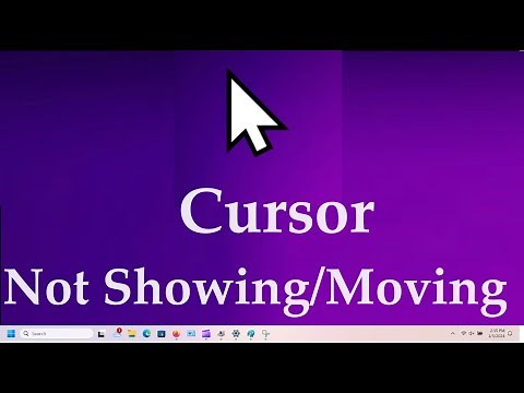 Mouse Cursor Not Showing or Not Moving in Windows 10 or Windows 11 {How to FIX} 3 Methods