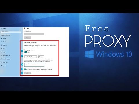 How to Setup Proxy on Windows 10