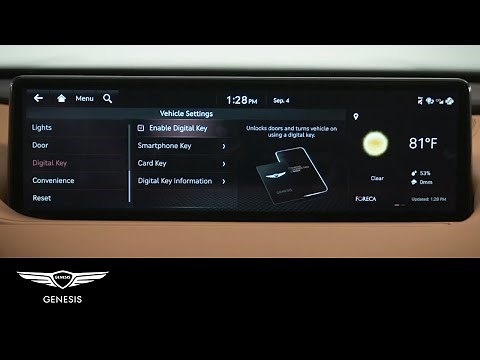 Creating Your Digital Key | Genesis G80 and GV80 | How-To | Genesis USA