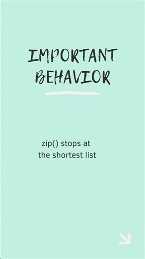 Python zip Trick Explained Loop Through Multiple Lists at Once 🚀