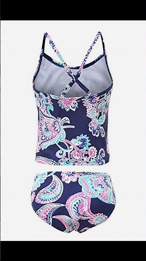 YouTube Shorts Content for Girls Two Piece Tankini Swimsuits