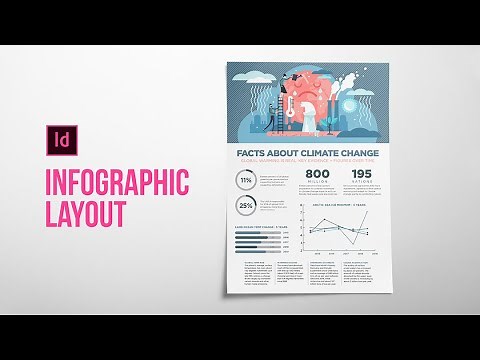 Learn how to add charts, graphs to an infographic layout in Adobe InDesign