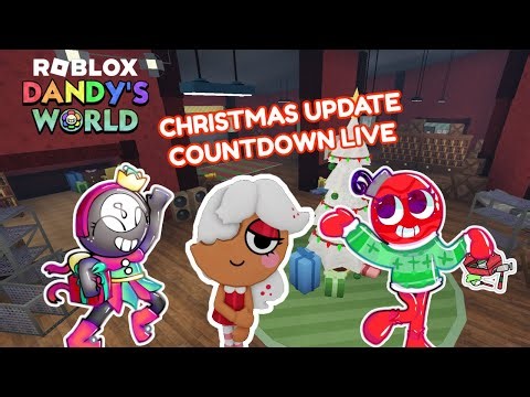 🔴 ROBLOX DANDY'S WORLD CHRISTMAS EVENT UPDATE COUNTDOWN LIVE! | PLAYING WITH VIEWERS! 🎄🎁