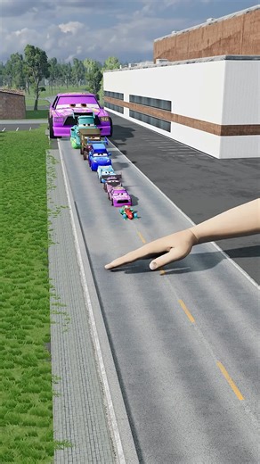 Small to Giant Cars Showdown in BeamNG.Drive