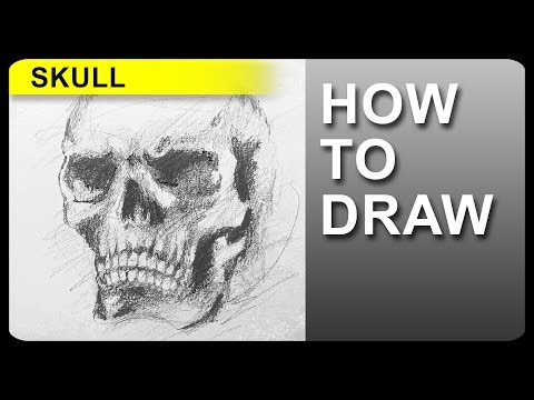 skull drawing tutorial easy | HOW TO DRAW a Skull