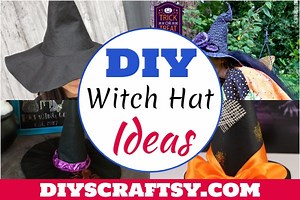 25 DIY Witch Hat Ideas You Can Make Easily