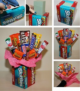 How to Make a Candy Bouquet