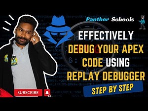 Debug your Apex Code Effectively using Apex Replay Debugger in ‪@salesforce‬ with ‪@sfdcpanther‬ #sfdc
