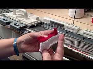 Machine Knitting - Casting on Techniques - Part 2 of 2 - Closed cast on