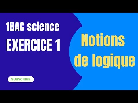 Logic Concepts | Exercise 1 - 1BAC Science | Negation and Truth Value of Propositions