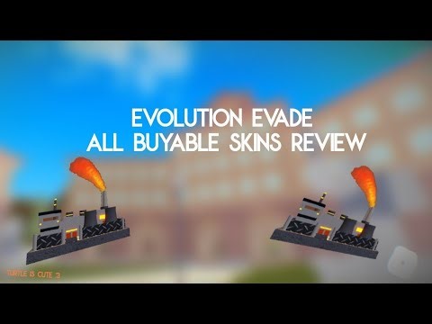 Evolution Evade ROBLOX - All buyable skin review