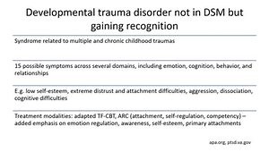 Pediatric PTSD: Neurobiology and Treatment