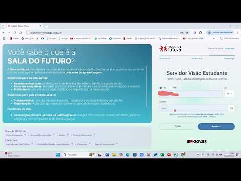 Como entrar nas plataformas elefante letrado e Matific na sala do futuro pelo professor.