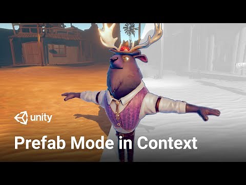 Editing Prefabs in Context - Unity 2020.1 (Feature Preview)