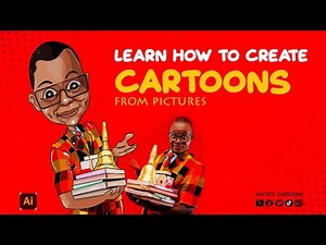 How to create cartoons from pictures | Adobe Illustrator Tutorial | Caricature
