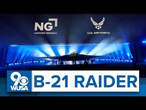 Pentagon debuts its new stealth bomber, the B-21 Raider