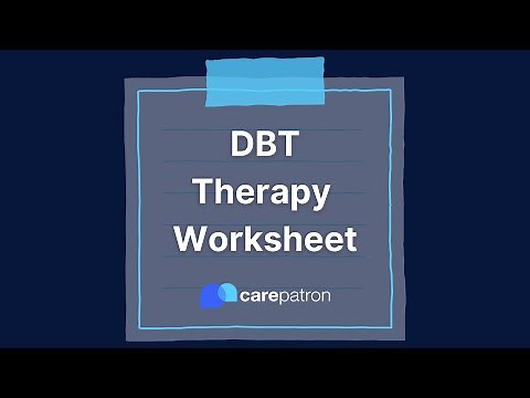 DBT Therapy Worksheet