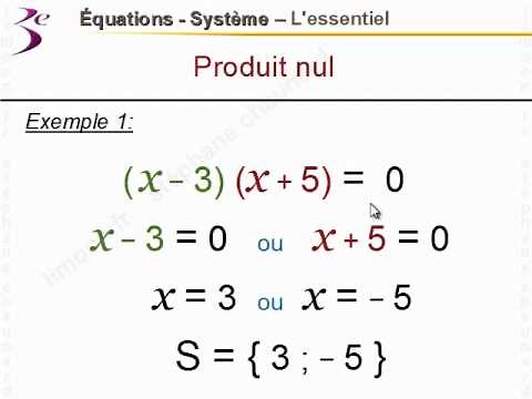 Maths 3ème - Equations, Systèmes - Mathématiques troisième