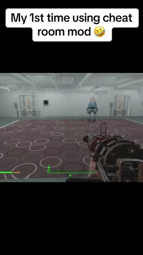 My 1st Time Using Cheat Room Mod in Fallout 4