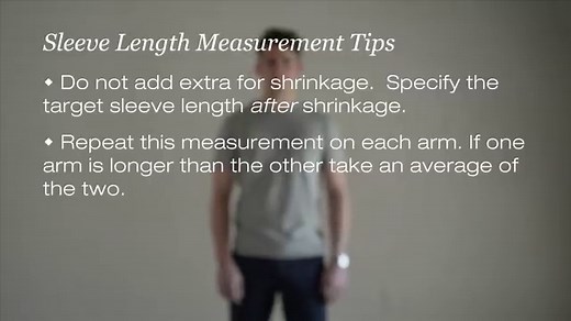 How to Measure Your Body: Sleeve Length