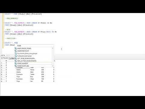 ROW NUMBER in SQL explained