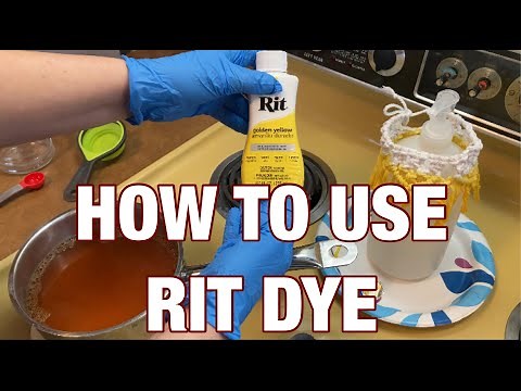 How to Use Rit Dye to Dye Your Macrame