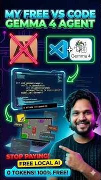 Stop Paying for Claude! Free Local AI in Vs Code #claude #gemma4