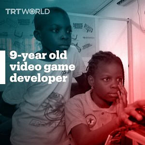 17K views · 491 reactions | 9-year-old Basil from Nigeria loves video games, so he decided to join a bootcamp to learn how to code his own games. So far he developed over 35 games, and is now using his knowledge to teach other children how to code their own games. | TRT World | Facebook