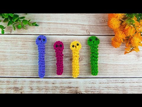 Make Your Own Worry Worm: Easy Crochet Tutorial for Beginners