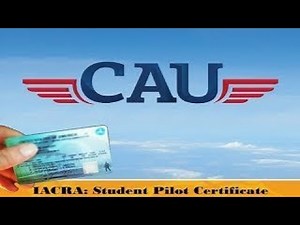 Pre Flight Checklist: IACRA- Student Pilot Certificate (FAA) | CAU