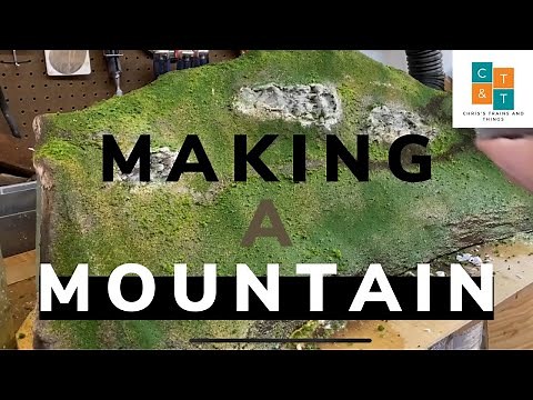 O Scale Scenery: Making a Mountain - Part 1