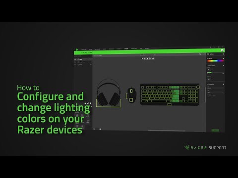 How to configure and change lighting colors on your Razer devices