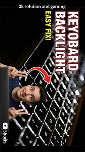 how to enable keyboard backlight #keyboardbacklightkey #shortcutkeys #computertips #shorts #short