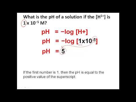 Calculating the pH of Acids, Acids & Bases Tutorial