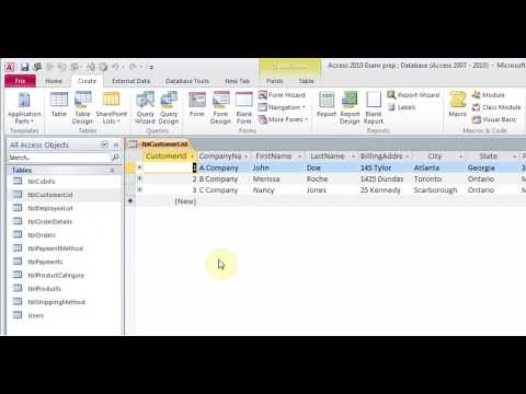 Exam Prep Microsoft Access 2010/2013/2016