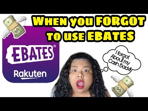 How to receive your Cash Back when you FORGOT to use Rakuten (EBATES) *watch in full screen*