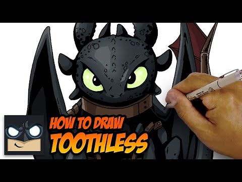 How To Draw Toothless | HTTYD Sketch Tutorial