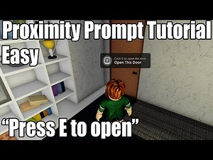 ROBLOX | Proximity Prompt Tutorial | Press E to....