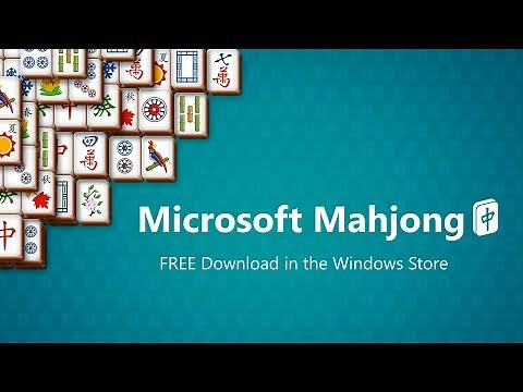 Microsoft Mahjong Windows 10 Game Trailer