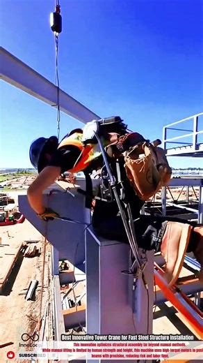 Best Innovative Tower Crane for Fast Steel Structure Installation