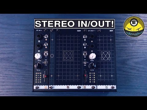 Nano Modules ST IN & ST OUT | Stereo I/O for Eurorack! (Full Walkthrough)