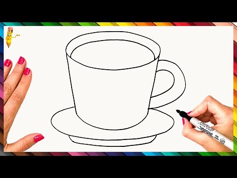 How To Draw A Cup Step By Step ☕ Cup Drawing