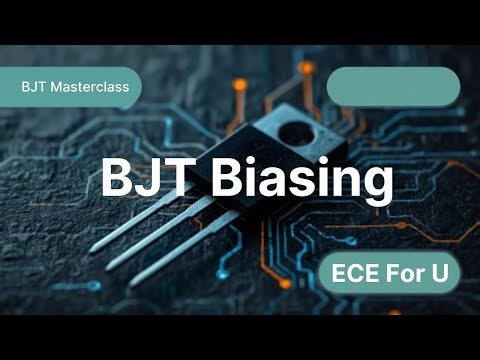 BJT Biasing : Fixed, Collector-to-Base, Voltage Divider & Emitter Bias | GATE ECE | AKTU | RGPV