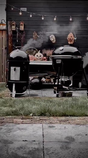 15K views · 202 reactions | Nothing scary than overcooked bbq  Happy Halloween! | Weber Grills | Facebook