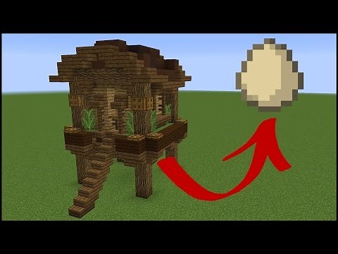 How to make a FUNCTIONAL minecraft chicken coop