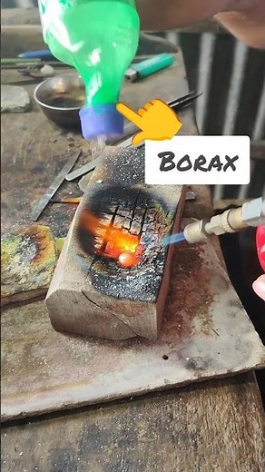 How Jewelers Melt Silver Using Borax (Step by Step). 😊